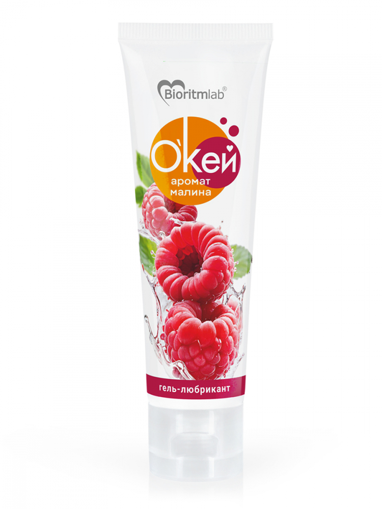 Гель на водной основе "О-кей" с ароматом малины, 50ml 