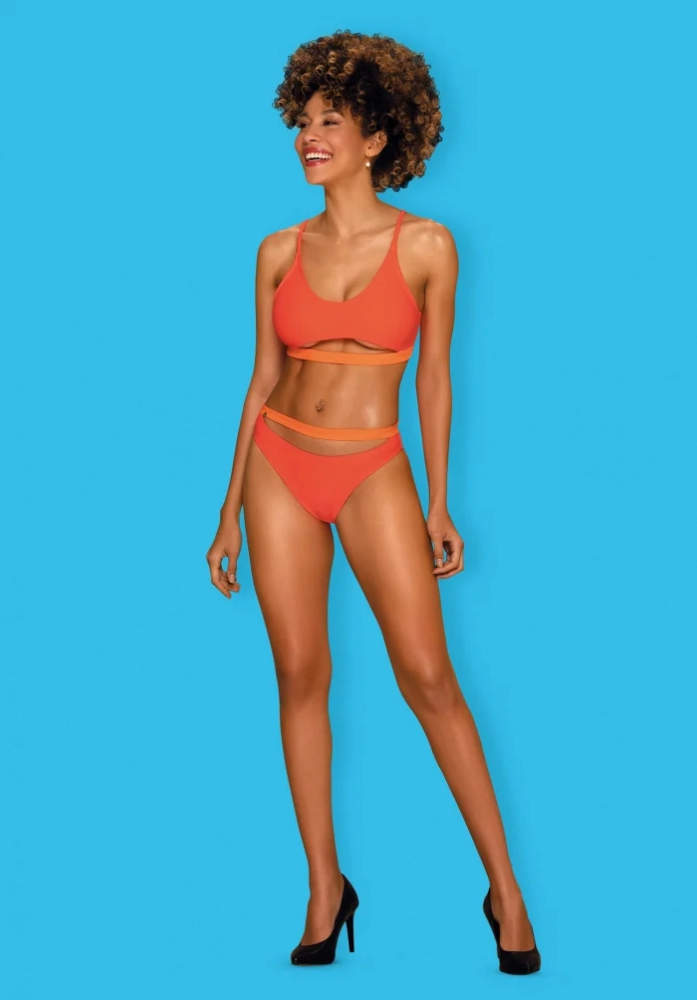 Купальник раздельный "Obsessive Miamelle" мандарин, S 