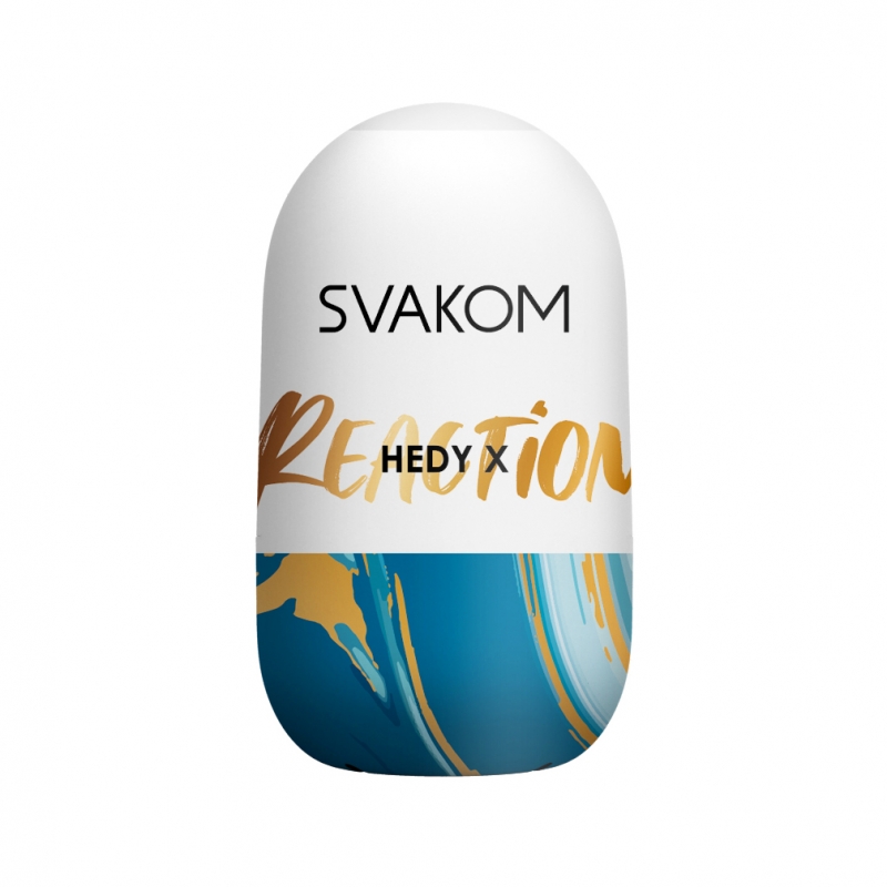 Мастурбатор двухсторонний "Svakom Hedy X Reaction" многоразовый 
