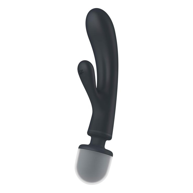 Вибромассажер - вибратор для точки G и клитора "Satisfyer Triple Lover" черный 