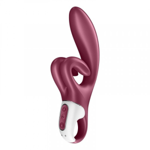 Вибратор с двойным клиторальным стимулятором "Satisfyer Touch Me" бордо